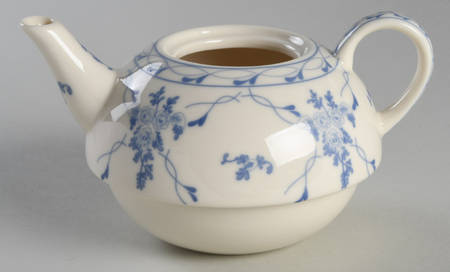 Rose Brocade Individual Teapot with Cup Teapot No Lid