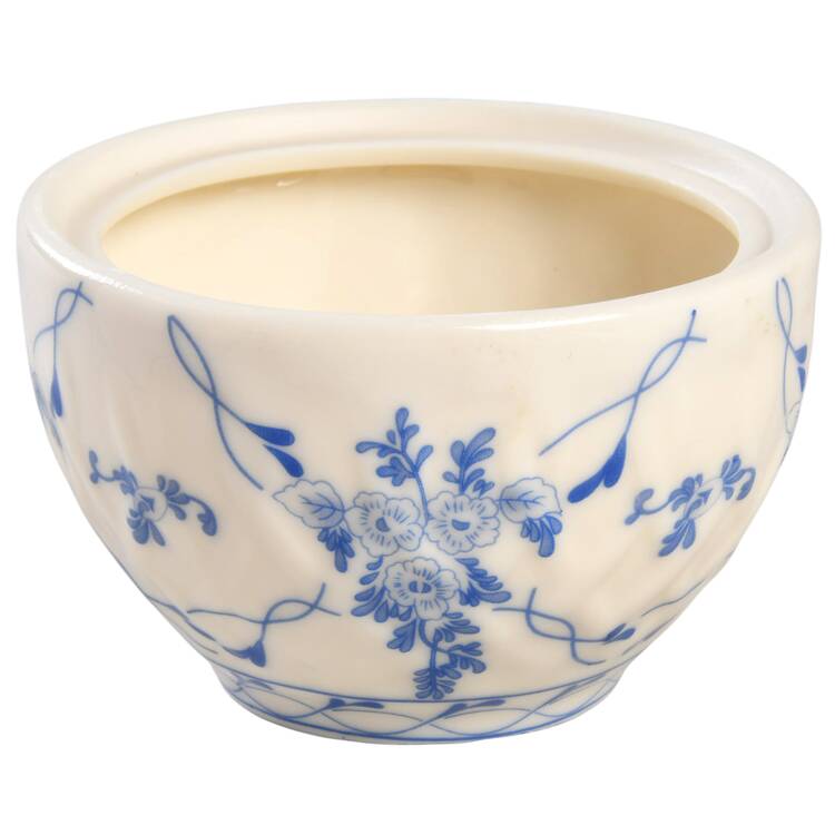 Rose Brocade Pierced Potpourri Jar No Lid