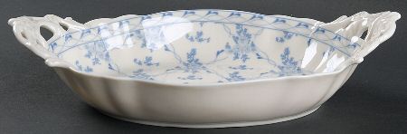 Rose Brocade 11" Oval Vegetable Bowl