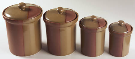 Gold Dust Sienna (4 Piece) Canister Set (Box Set)