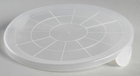 Gold Dust Sienna 6" Storage Ceramic Bowl Plastic Lid