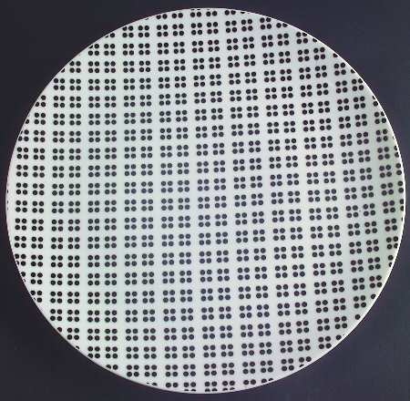 Columbus Circle Black 12" Chop Plate (Round Platter)