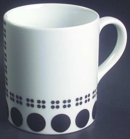 Columbus Circle Black Mug