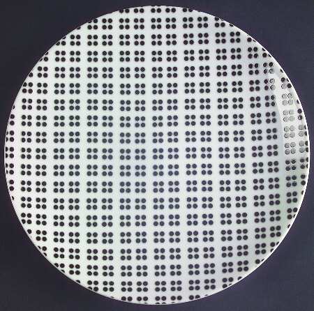 Columbus Circle Black Salad Plate