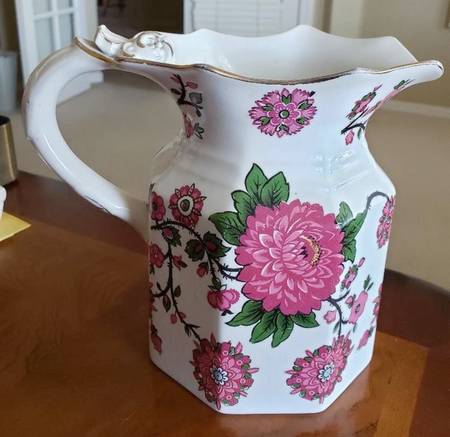 Jacobean (White Background) Medium Pitcher