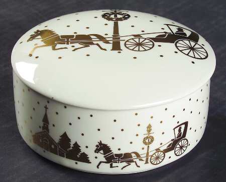 Golden Journey Candy Box & Lid