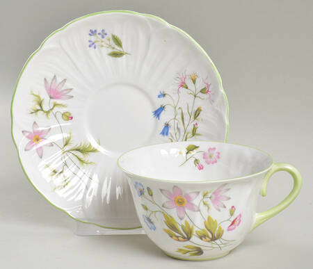Wild Anemone Flat Cup & Saucer Set
