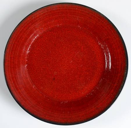 Sahara Red Salad Plate