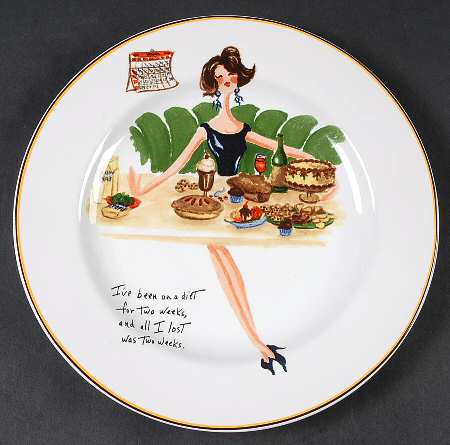 Spring Cleaning Salad/Dessert Plate