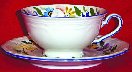 SLT319 Footed Cup & Saucer Set