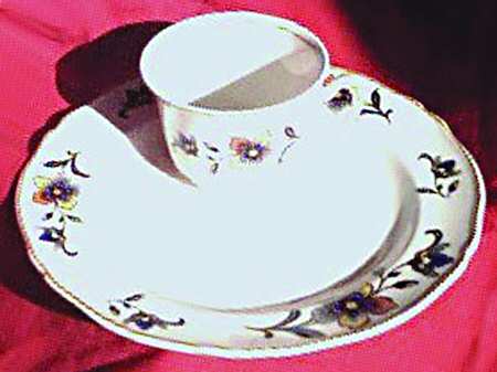 1571 Snack Plate & Cup Set