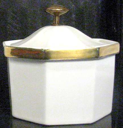 Octagon Sugar Bowl & Lid