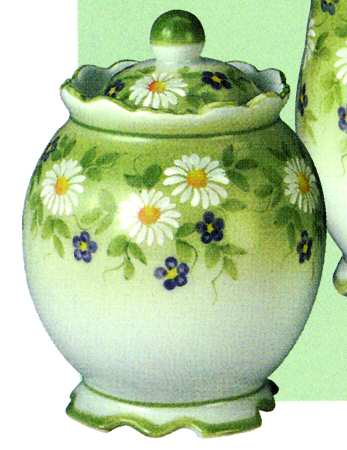 Daisies Sugar Bowl & Lid