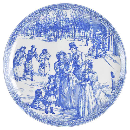 Victorian Annual Christmas 1999 Annual Christmas Plate