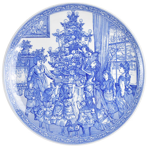 Victorian Annual Christmas 2000 Annual Christmas Plate