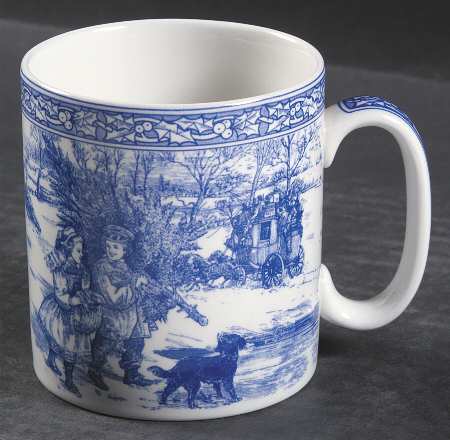 Victorian Annual Christmas 1995 Annual Christmas Mug