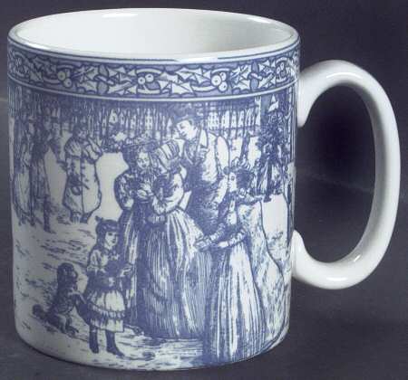 Victorian Annual Christmas 1999 Annual Christmas Mug
