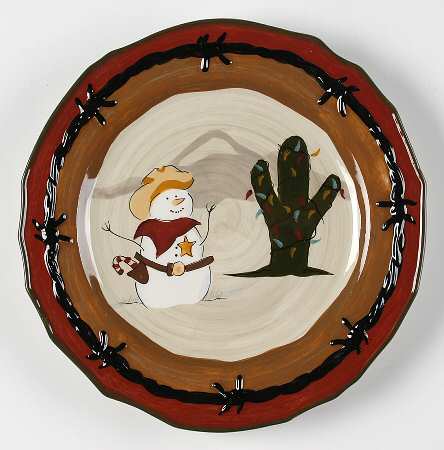 Happy Trails Holiday Salad Plate