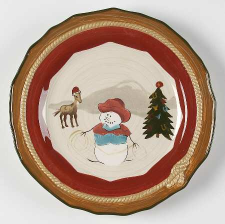 Happy Trails Holiday Salad Plate