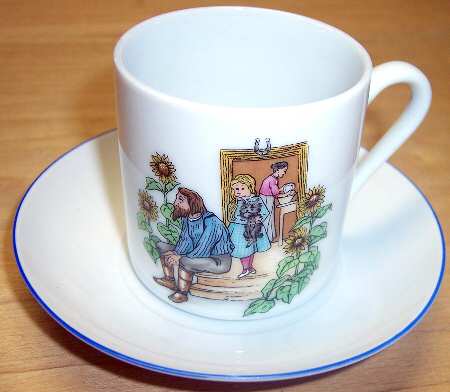 Wizard of Oz Flat Demitasse Cup & Saucer Set