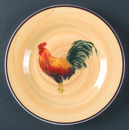 Sunrise Rooster Salad/Dessert Plate