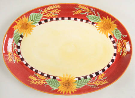 Chanticleer 16" Oval Serving Platter
