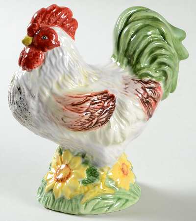 Chanticleer Figural Salt Shaker for Napkin Holder