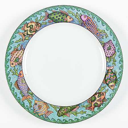 Fish Fantasia Dinner Plate