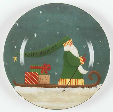 Winter Journey Salad Plate