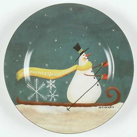 Winter Journey Salad Plate