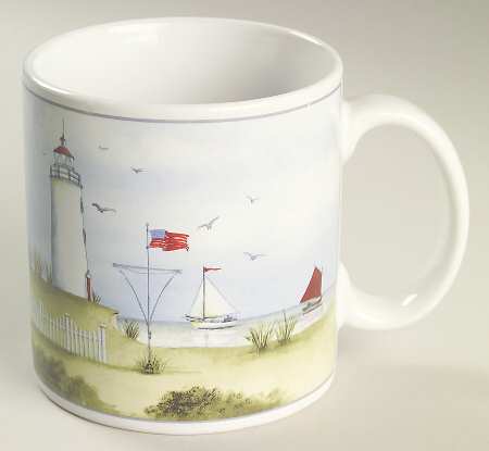 Nantucket Shoreline (Decal) Mug