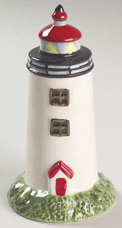Nantucket Shoreline (Decal) Figural Salt Shaker
