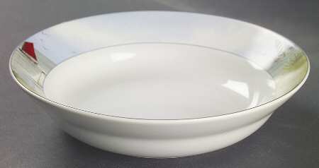 Nantucket Shoreline (Decal) Soup/Cereal Bowl