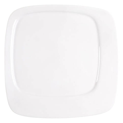 Compose White Salad Plate