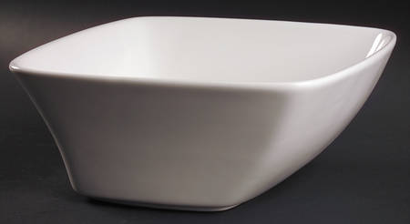 Compose White 9" Round Vegetable Bowl