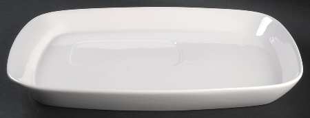 Compose White Appetizer Tray/Plate