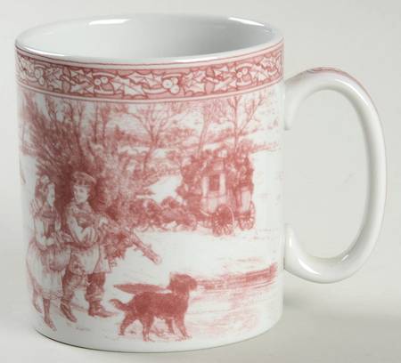 Victorian Annual Christmas Pink by Spode