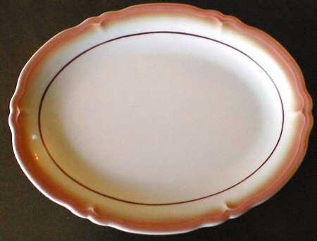 SHO267 14" Oval Serving Platter