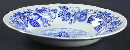 Old Salem (Blue Room Collection) Large Rim Soup Bowl