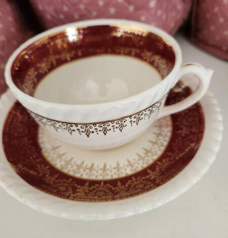 Old Colonial Footed Cup & Saucer Set