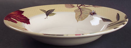 Fruit Haven Large Rim Soup Bowl