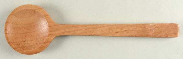 Fruit Haven Solid Wood Salad Serving Spoon