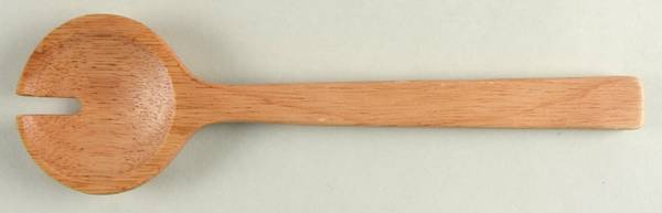 Fruit Haven Solid Wood Salad Serving Fork