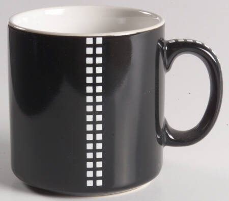 Pezze Black Mug