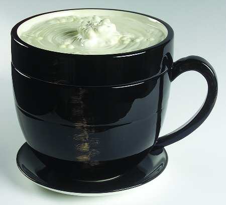 Coffee Break Figural Cookie Jar & Lid