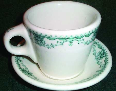 Marion Flat Cup & Saucer Set