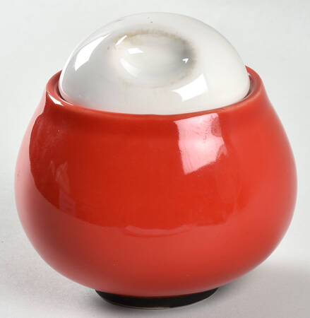 Nova Retro Red Sugar Bowl & Lid