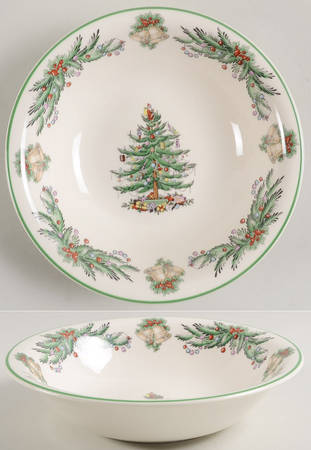 Christmas Tree Garland Ascot Coupe Cereal Bowl