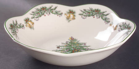 Christmas Tree Garland 9" Daisy Bowl