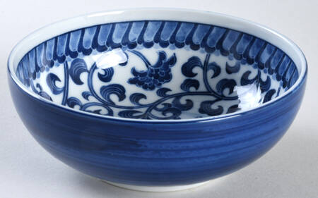 Blue Mum Fruit/Dessert (Sauce) Bowl